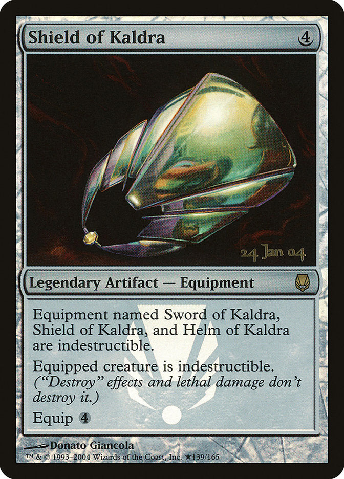 Shield of Kaldra [Darksteel Promos] | Cards and Coasters CA