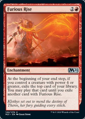 Furious Rise [Core Set 2021] | Cards and Coasters CA