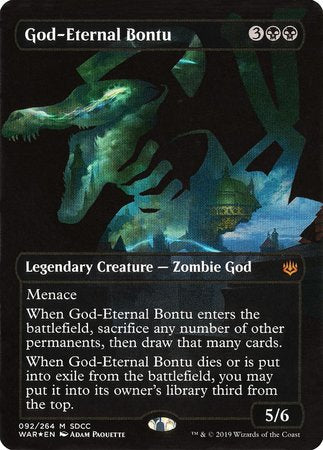 God-Eternal Bontu SDCC 2019 EXCLUSIVE [San Diego Comic-Con 2019] | Cards and Coasters CA