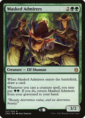 Masked Admirers [Commander Anthology] | Cards and Coasters CA