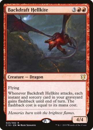 Backdraft Hellkite [Commander 2019] | Cards and Coasters CA