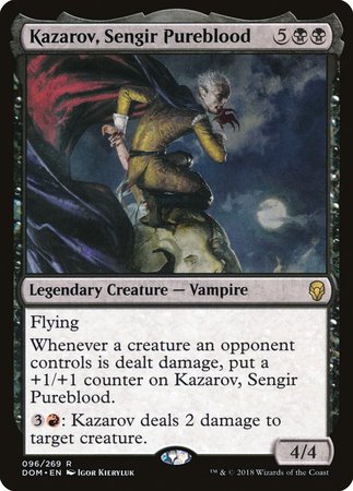 Kazarov, Sengir Pureblood [Dominaria] | Cards and Coasters CA