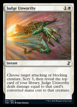 Judge Unworthy [Time Spiral Remastered] | Cards and Coasters CA