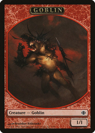 Goblin Token [Shards of Alara Tokens] | Cards and Coasters CA