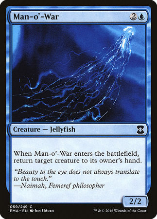 Man-o'-War [Eternal Masters] | Cards and Coasters CA