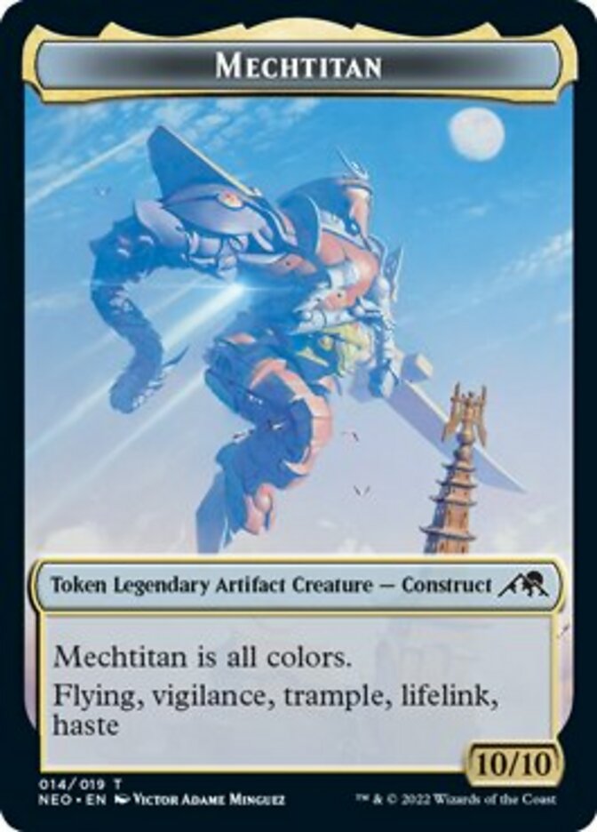 Mechtitan Token [Kamigawa: Neon Dynasty Tokens] | Cards and Coasters CA