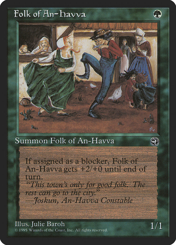 Folk of An-Havva (Joskun Flavor Text) [Homelands] | Cards and Coasters CA