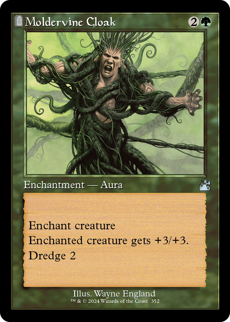 Moldervine Cloak (Retro Frame) [Ravnica Remastered] | Cards and Coasters CA