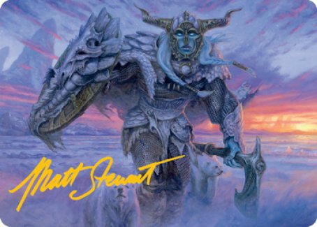 Frost Giant Art Card (Gold-Stamped Signature) [Dungeons & Dragons: Adventures in the Forgotten Realms Art Series] | Cards and Coasters CA