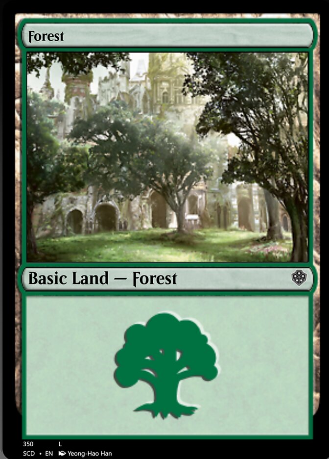 Forest (350) [Starter Commander Decks] | Cards and Coasters CA