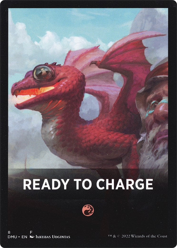 Ready to Charge Theme Card [Dominaria United Tokens] | Cards and Coasters CA