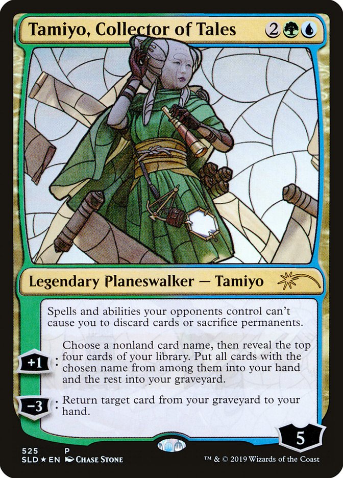 Tamiyo, Collector of Tales (Stained Glass) [Secret Lair Drop Promos] | Cards and Coasters CA