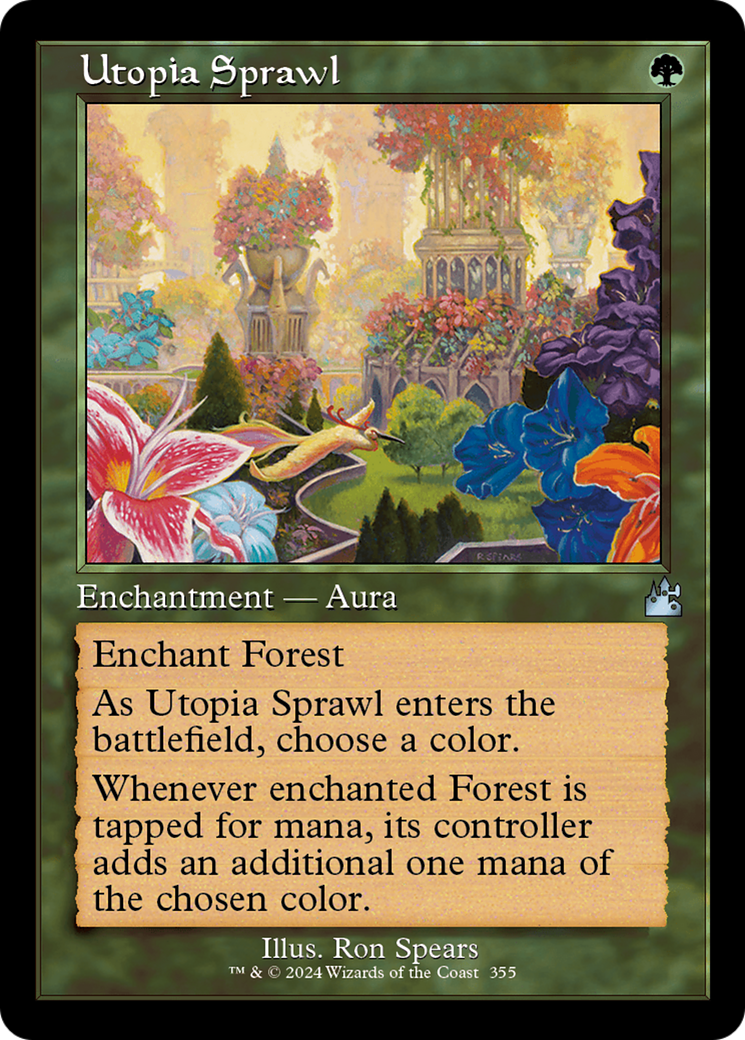 Utopia Sprawl (Retro Frame) [Ravnica Remastered] | Cards and Coasters CA