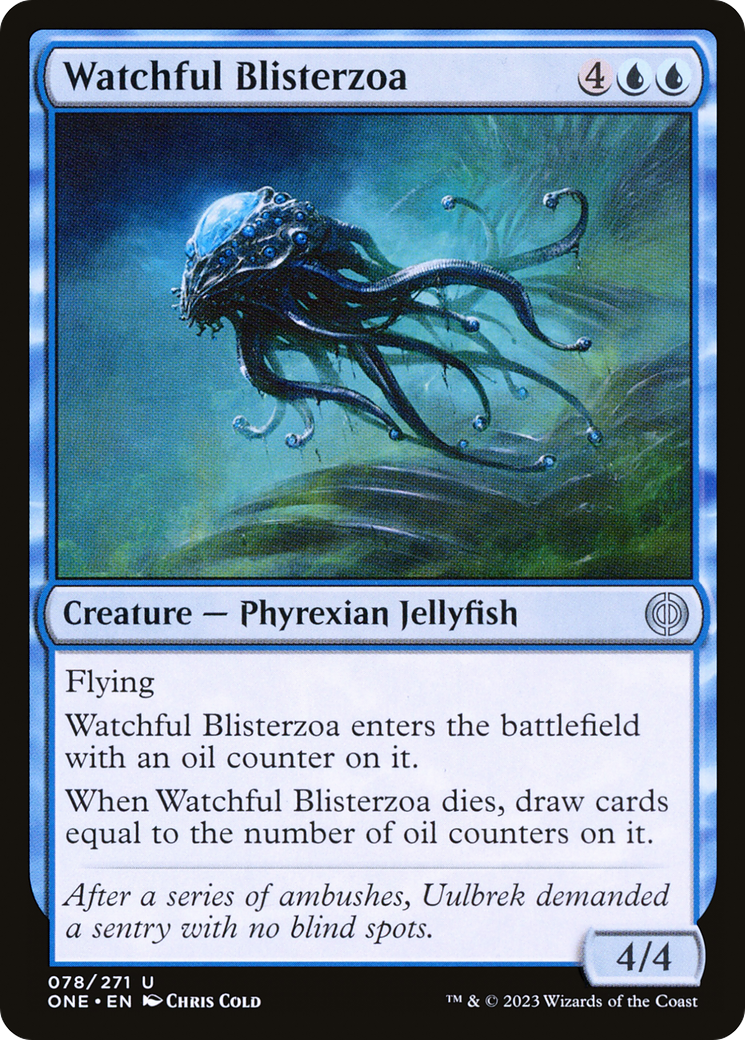 Watchful Blisterzoa [Phyrexia: All Will Be One] | Cards and Coasters CA