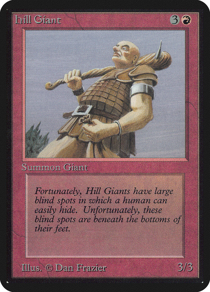 Hill Giant [Limited Edition Alpha] | Cards and Coasters CA