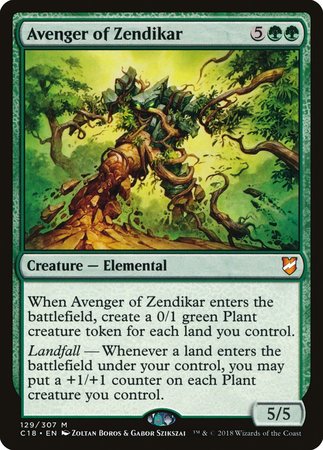 Avenger of Zendikar [Commander 2018] | Cards and Coasters CA