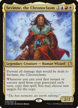 Sevinne, the Chronoclasm [Commander 2019] | Cards and Coasters CA