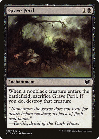 Grave Peril [Commander 2015] | Cards and Coasters CA