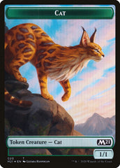 Bird // Cat (020) Double-sided Token [Core Set 2021 Tokens] | Cards and Coasters CA