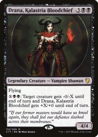 Drana, Kalastria Bloodchief [Commander 2017] | Cards and Coasters CA