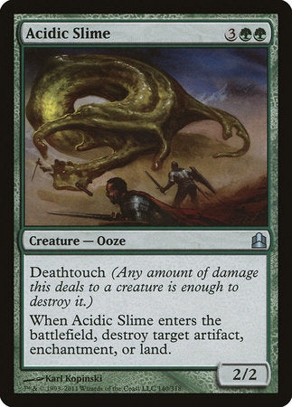 Acidic Slime [Commander 2011] | Cards and Coasters CA