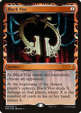 Black Vise [Kaladesh Inventions] | Cards and Coasters CA
