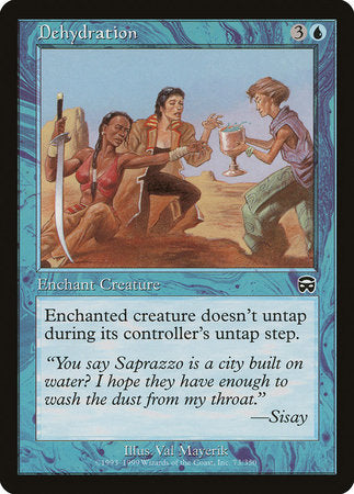Dehydration [Mercadian Masques] | Cards and Coasters CA