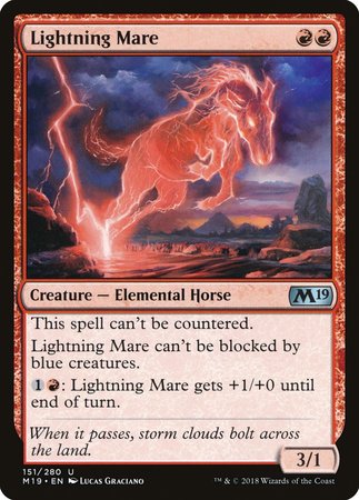 Lightning Mare [Core Set 2019] | Cards and Coasters CA