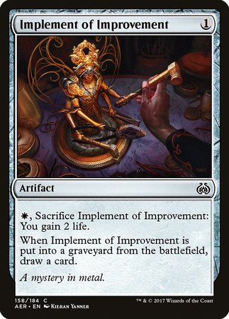 Implement of Improvement [Aether Revolt] | Cards and Coasters CA