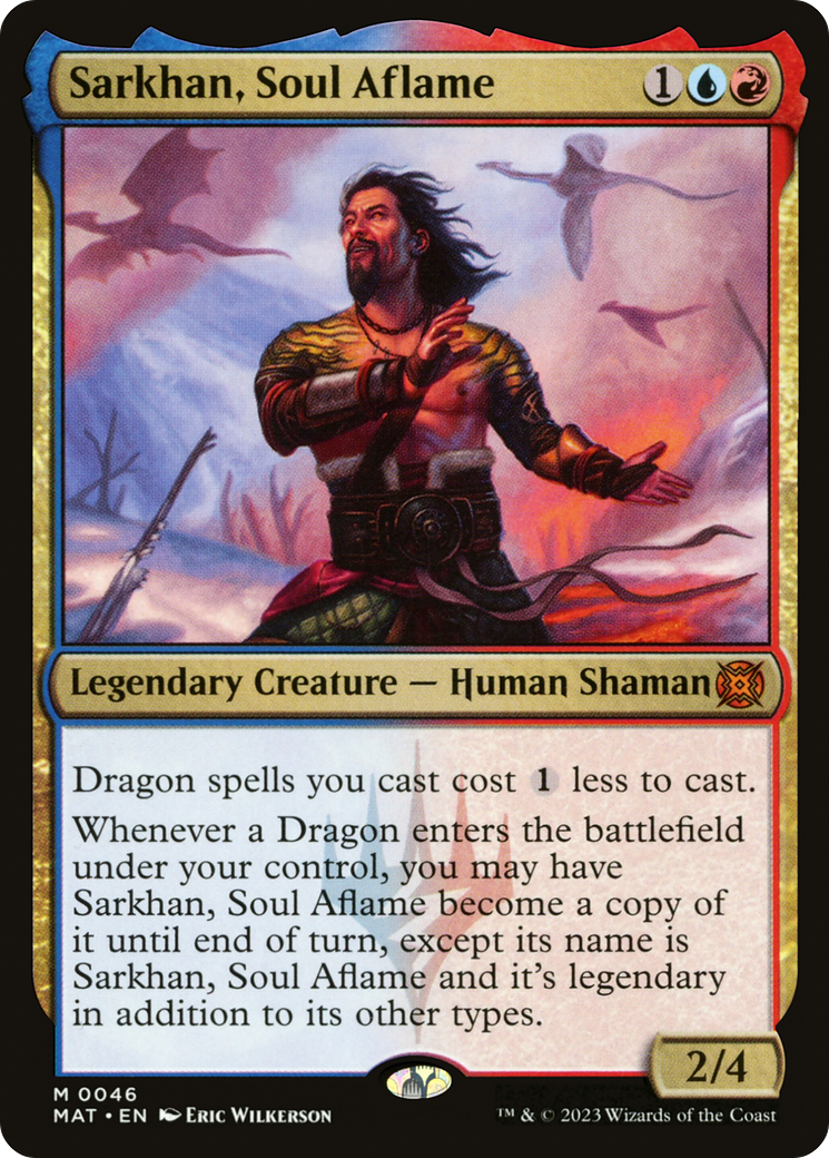 Sarkhan, Soul Aflame [March of the Machine: The Aftermath] | Cards and Coasters CA