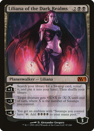 Liliana of the Dark Realms [Magic 2013] | Cards and Coasters CA