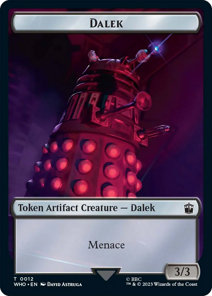 Dalek Token [Doctor Who Tokens] | Cards and Coasters CA