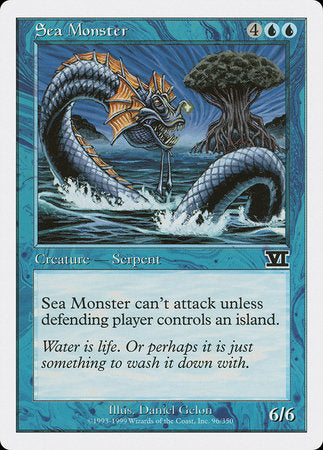 Sea Monster [Classic Sixth Edition] | Cards and Coasters CA