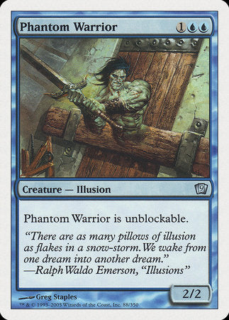 Phantom Warrior [Ninth Edition] | Cards and Coasters CA