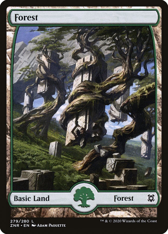 Forest (279) [Zendikar Rising] | Cards and Coasters CA