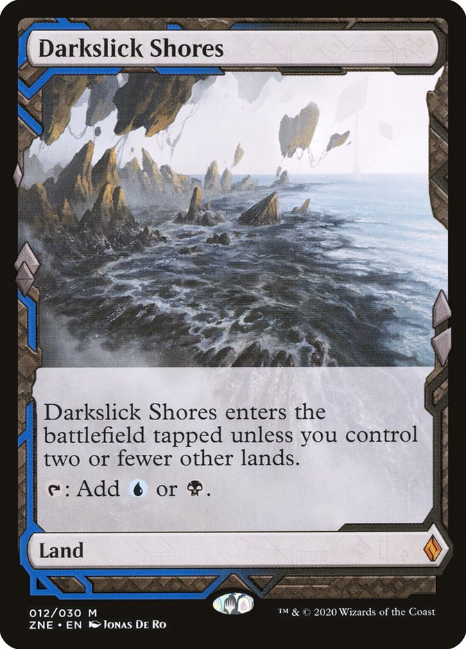 Darkslick Shores [Zendikar Rising Expeditions] | Cards and Coasters CA