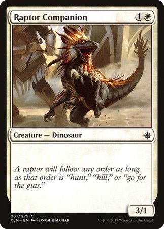 Raptor Companion [Ixalan] | Cards and Coasters CA