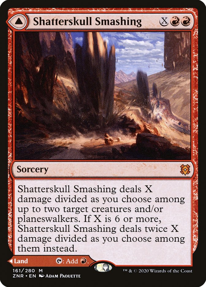 Shatterskull Smashing // Shatterskull, the Hammer Pass [Zendikar Rising] | Cards and Coasters CA