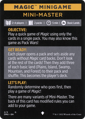 Mini-Master (Magic Minigame) [Commander Legends: Battle for Baldur's Gate Minigame] | Cards and Coasters CA