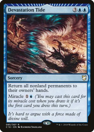 Devastation Tide [Commander 2018] | Cards and Coasters CA