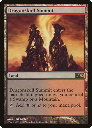 Dragonskull Summit [Magic 2010] | Cards and Coasters CA