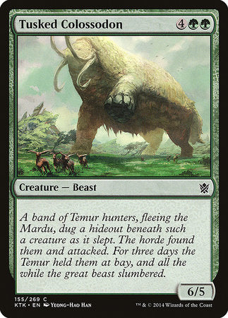 Tusked Colossodon [Khans of Tarkir] | Cards and Coasters CA