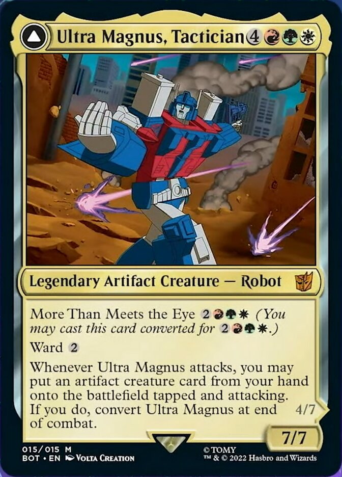 Ultra Magnus, Tactician // Ultra Magnus, Armored Carrier [Universes Beyond: Transformers] | Cards and Coasters CA