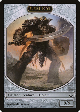 Golem Token [Mirrodin Besieged Tokens] | Cards and Coasters CA