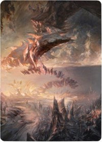 Needleverge Pathway Art Card [Zendikar Rising Art Series] | Cards and Coasters CA