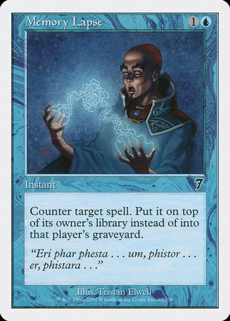 Memory Lapse [Seventh Edition] | Cards and Coasters CA