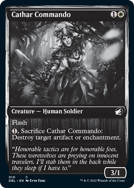 Cathar Commando [Innistrad: Double Feature] | Cards and Coasters CA