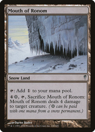 Mouth of Ronom [Coldsnap] | Cards and Coasters CA