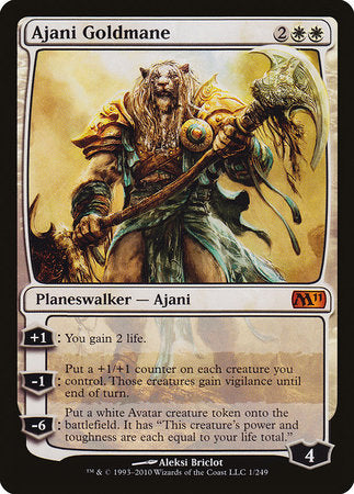 Ajani Goldmane [Magic 2011] | Cards and Coasters CA