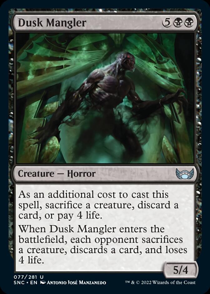 Dusk Mangler [Streets of New Capenna] | Cards and Coasters CA